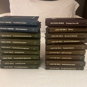 Nightingale Conant Lead the Field Great Ideas, Etc 18 Cassette & Booklet Lot